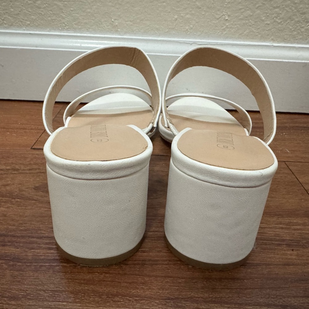 DREAM PAIRS Women's Two Strap Sandals Mules - Picture 4 of 5
